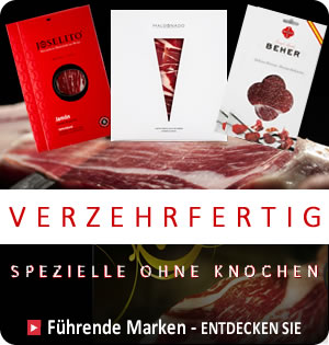 Ohne knochen und scheiben geschnitten Pata Negra Schinken